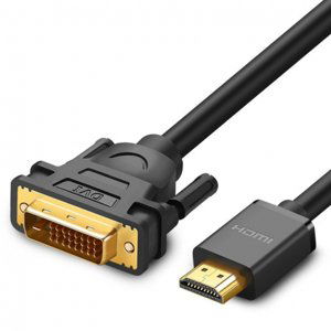 Ugreen HD106 kábel HDMI - DVI 5m, čierny (10137)