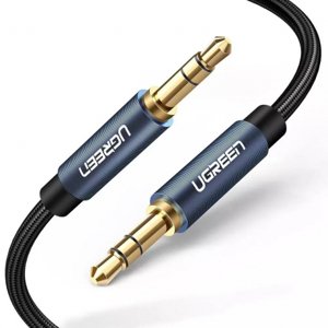 Ugreen AV122 audio kábel 3.5mm mini jack M/M 2m, modrý (10687)