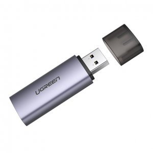 Ugreen CM216 USB 3.2 čítačka pamäťových kariet micro SD / SD, sivý (60723 CM216)