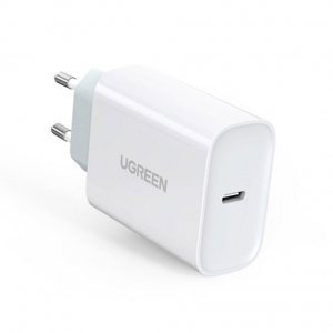 Ugreen Fast sieťová nabíjačka USB-C PD QC 4.0 30W, biela (70161)
