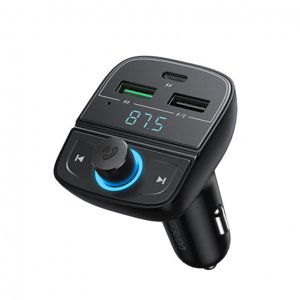 Ugreen CD229 Bluetooth FM Transmitter autonabíjačka 3x USB 4.8A, čierna (CD229)