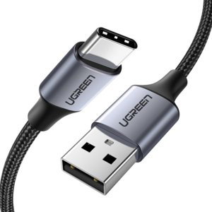 Ugreen kábel USB / USB-C 3A QC 1m, šedý (60126)