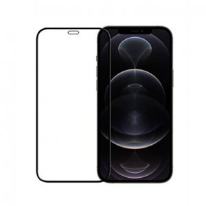 MG Full Glue Super Tough ochranné sklo na iPhone 12 / 12 Pro, čierne