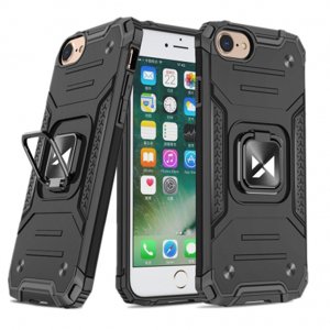 MG Ring Armor plastový kryt na iPhone 7/8/SE 2020, čierny