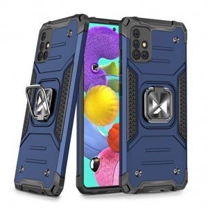 MG Ring Armor plastový kryt na Samsung Galaxy A51 5G, modrý