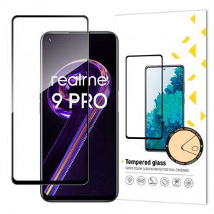 MG Full Glue Super Tough ochranné sklo na Realme 9 Pro, čierne