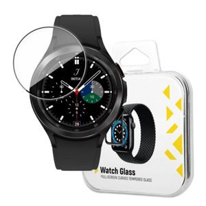 MG Watch Glass ochranné sklo na Samsung Galaxy Watch 4/5 40 mm, čierne