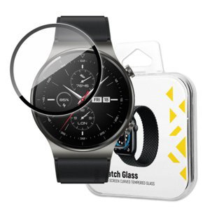 MG Watch Glass ochranné sklo na Huawei Watch GT 2 46 mm, čierne