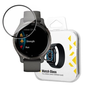 MG Watch Glass ochranné sklo na Garmin Venu 2S, čierne