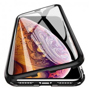 MG Magnetic Full Body Glass magnetické púzdro pre iPhone 11 Pro, čierne