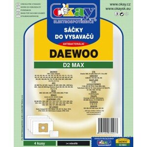 Vrecká do vysávača Daewoo D2 MAX, 8ks