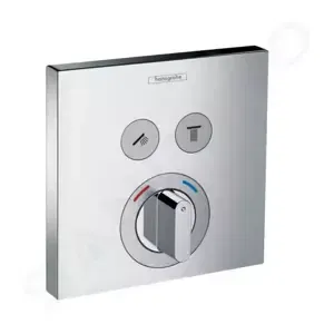 Hansgrohe Shower Select - Batéria pod omietku na 2 spotrebiče, chróm - 15768000