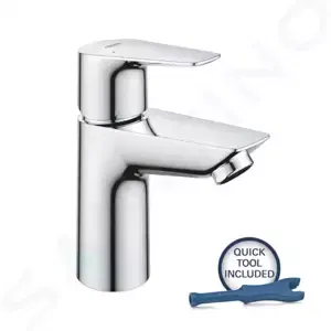 Grohe Start Edge - Umývadlová batéria s výpustom Push-Open, chróm - 23898001