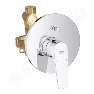 Grohe Start Flow - Vaňová batéria pod omietku s telesom, chróm - 29117000