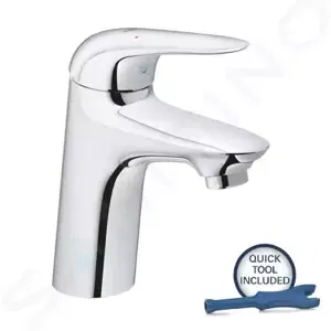 Grohe Wave - Umývadlová batéria s výpustom Push-Open, chróm - 23582001