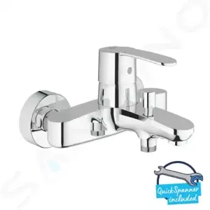 Grohe Wave Cosmopolitan - Vaňová nástenná batéria, chróm - 23209000