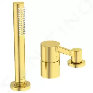 Ideal Standard Joy - Batéria na okraj vane, 3-otvorová inštalácia, Brushed Gold - BC788A2