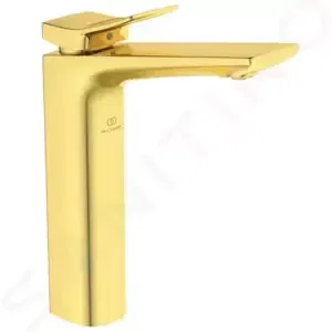 Ideal Standard Conca Tap - Umývadlová batéria s výpustom, Brushed Gold - BC757A2