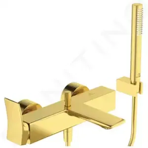 Ideal Standard Conca Tap - Vaňová batéria s príslušenstvom, Brushed Gold - BC763A2