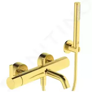 Ideal Standard Joy - Vaňová batéria s príslušenstvom, Brushed Gold - BC787A2