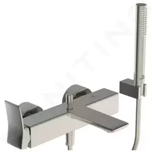 Ideal Standard Conca Tap - Vaňová batéria s príslušenstvom, Silver Storm - BC763GN