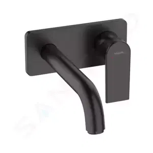 Hansgrohe Vernis Shape - Umývadlová batéria pod omietku, EcoSmart, matná čierna - 71578670