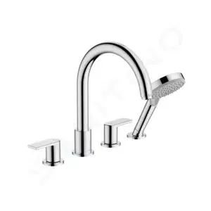 Hansgrohe Vernis Shape - Batéria na okraj vane, 4-otvorová inštalácia, chróm - 71459000