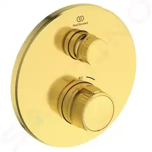 Ideal Standard CeraTherm Navigo - Termostatická sprchová batéria pod omietku, Brushed Gold - A7295A2