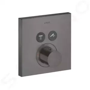 Axor ShowerSelect - Termostat pod omietku na 2 spotrebiče, kefovaný čierny chróm - 36715340