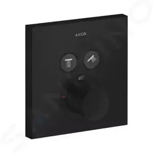 Axor ShowerSelect - Termostat pod omietku na 2 spotrebiče, matná čierna - 36715670