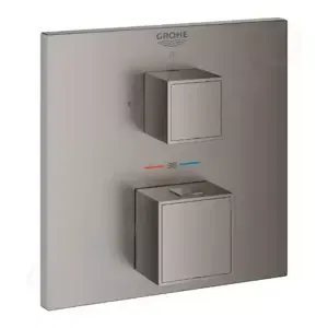 Grohe Grohtherm Cube - Termostatická sprchová batéria pod omietku, kefovaný Hard Graphite - 24153AL0