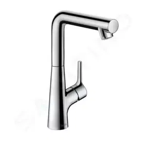 Hansgrohe Talis S - Umývadlová batéria s výpustom a otočným výtokom, chróm - 72105000