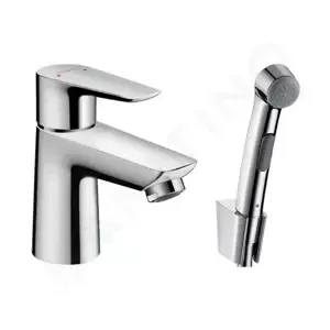 Hansgrohe Talis E - Umývadlová batéria s ručnou sprchou Bidette, chróm - 71729000