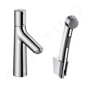 Hansgrohe Talis Select S - Umývadlová batéria 100 s ručnou sprchou Bidette, chróm - 72291000