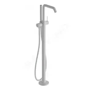 Hansgrohe Tecturis S - Vaňová batéria do podlahy, matná biela - 73440700