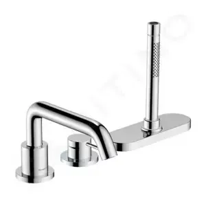 Hansgrohe Tecturis S - Batéria na okraj vane, 3-otvorová inštalácia, sBox, chróm - 73447000