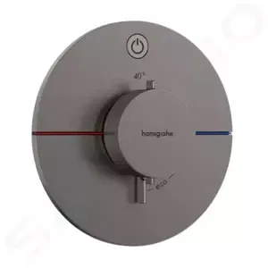 Hansgrohe ShowerSelect Comfort - Termostatická batéria pod omietku, kefovaný čierny chróm - 15553340