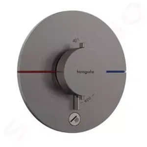 Hansgrohe ShowerSelect Comfort - Termostatická batéria pod omietku, kefovaný čierny chróm - 15562340