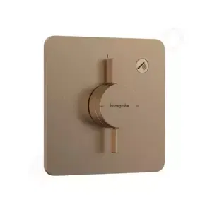 Hansgrohe DuoTurn Q - Sprchová batéria pod omietku, kefovaný bronz - 75614140