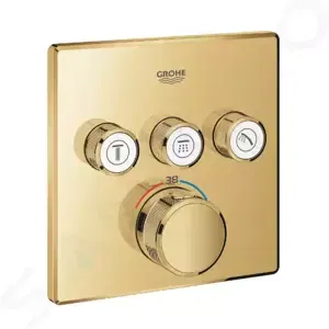 Grohe Grohtherm SmartControl - Termostatická batéria pod omietku, 3 ventily, Cool Sunrise - 29126GL0