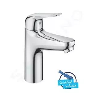 Grohe Swift - Umývadlová batéria s výpusťou Push-Open, studený štart, chróm - 24329001