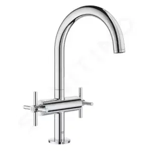 Grohe Atrio - Umývadlová batéria s výpustom a otočným výtokom, chróm - 21019003