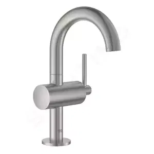 Grohe Atrio - Umývadlová batéria s výpusťou a otočným výtokom, veľkosť M, supersteel - 32043DC3