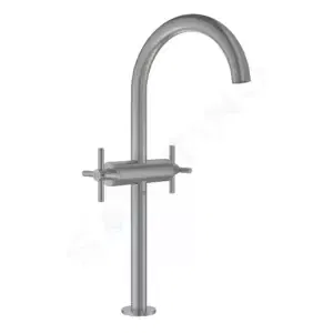 Grohe Atrio - Umývadlová batéria s výpustom a otočným výtokom, veľkosť XL, supersteel - 21044DC3