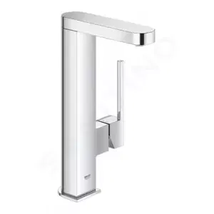 Grohe Plus - Umývadlová batéria L, s výpusťou Push-Open a výsuvnou koncovkou, chróm - 23844003