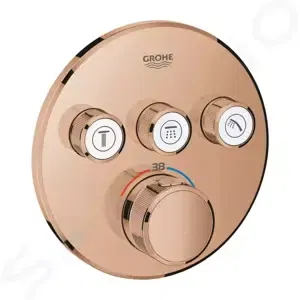 Grohe Grohtherm SmartControl - Termostatická sprchová podomietková batéria, 3 ventily, Warm Sunset - 29121DA0