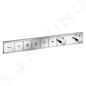 Hansgrohe RainSelect - Batéria pod omietku na 5 spotrebičov, chróm - 15384000