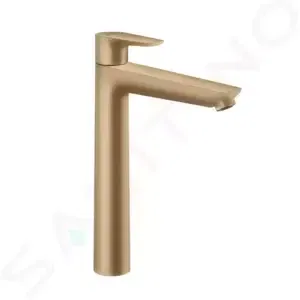 Hansgrohe Talis E - Umývadlová batéria s výpusťou, kefovaný bronz - 71716140