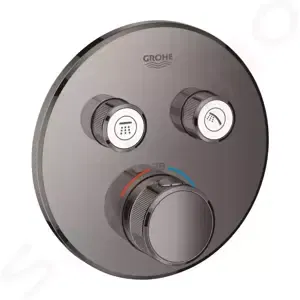 Grohe Grohtherm SmartControl - Termostatická sprchová batéria pod omietku, 2 ventily, Hard Graphite - 29119A00