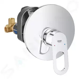 Grohe BauLoop - Sprchová batéria pod omietku, s telesom, chróm - 29080000